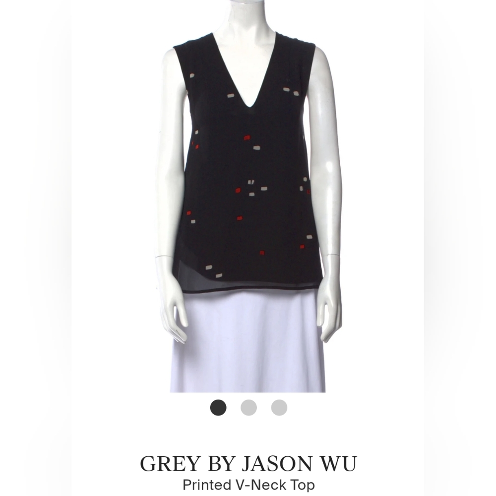Grey by Jason WU sleeveless V shirt